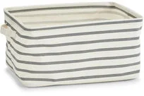 Zeller Koszyk do przechowywania STRIPES "L" kolor szary B07DVZ435L - Pudła i pojemniki do przechowywania - miniaturka - grafika 4