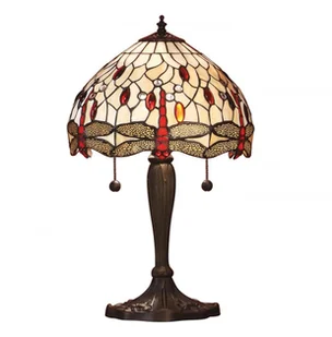 Interiors Lampa stołowa TIFFANY DRAGONFLY 64086 INTERIORS 64086/INT/CUBI - Lampy stojące Interiors Lampa stołowa TIFFANY DRAGONFLY 64086 INTERIORS 64086/INT/CUBI - Lampy stojące - miniaturka - grafika 1