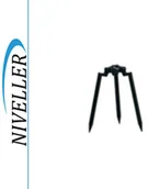 Sprzęt geodezyjny - NIVELLER Mini tripod aluminiowy 25cm Niveller 245G35015 - miniaturka - grafika 1