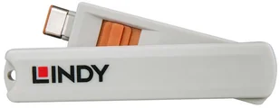 LINDY 40428 Blokada bloker) portu USB C pomarańczowy 4 szt z kluczem LY-40428 - Części i akcesoria do laptopów - miniaturka - grafika 4