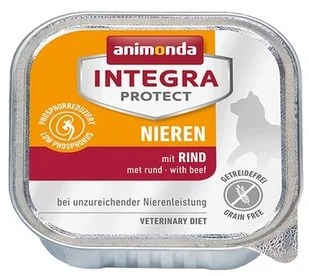 Animonda Integra Protect Nieren dla kota - z wołowiną tacka 100g 14423 - Suplementy i witaminy dla kotów - miniaturka - grafika 4
