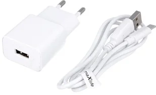 Ładowarka sieciowa Maxlife MXTC-01 Usb 1A + kabel - Ładowarki do telefonów - miniaturka - grafika 2