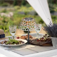 Lampy ogrodowe - GLOBO Lampa solarna LED 33648, dekoracyjne tłoczenia - miniaturka - grafika 1