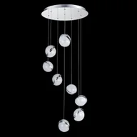 Lampy sufitowe - Luxera 62433 - LED Żyrandol na lince MALCOM 8xLED/8W/230V - miniaturka - grafika 1