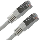 Kable miedziane - No name FTP patchcord FTP patchcord Cat.5e RJ45 M-3m chroniony szary economy KB030ASS01 - miniaturka - grafika 1