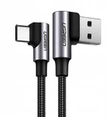 Kable USB - UGREEN Kabel przewód kątowy QC USB USB-C 3A - 1m - miniaturka - grafika 1