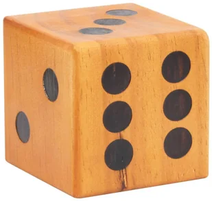 VidaXL Lumarko Gigantyczny zestaw kości do gry, 6 szt. lite drewno sosnowe! 93172 VidaXL - Zabawki kreatywne - miniaturka - grafika 3