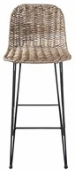 Taborety i hokery - Clayre & Eef 5y0409 stołek barowy ok. 40 x 40 x 93 cm - miniaturka - grafika 1