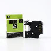 Papier do drukarek - Dymo Taśma zamiennik 45024, S0720640, 12mm x 7m złoty druk / biały podkład - miniaturka - grafika 1