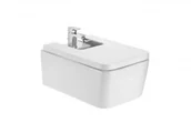 Bidety - Roca A357535S00 INSPIRA SQUARE BIDET PODWIESZANY 560 x 370 Supraglaze - miniaturka - grafika 1