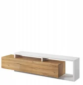 Szafki RTV - Szafka Rtv 220 cm meble salon szuflady dąb kolory - miniaturka - grafika 1