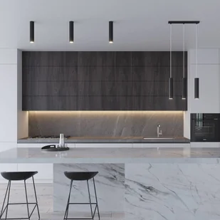 EULUNA Lampa sufitowa Tube w kształcie walca, czarna - Lampy sufitowe - miniaturka - grafika 2