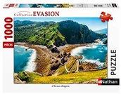 Puzzle - Nathan 4005556876310 1000 pices ILE aux Dragons Puzzle dla dorosłych 4005556876310 - miniaturka - grafika 1