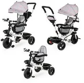 Rowerki trójkołowe - Stars Rowerek trójkołowy 3w1 obracany Stars S-66491 - miniaturka - grafika 1