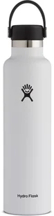 Butelka Hydro Flask 24oz Standard Mouth 709 ml termoizolacyjna do picia nowa, biały, jeden rozmiar (S24SX110) - Akcesoria turystyczne - miniaturka - grafika 2
