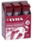 Ołówki - Lyra Grafitowe wkłady HB 0,5 mm Display 12 kompletów Fila - miniaturka - grafika 1
