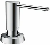 Mydelniczki i dozowniki mydła - Hansgrohe hansgrohe dozownik płynu do mycia naczyń/balsamu akcesoria kuchenne (akcesoria, okrągłe) chrom - miniaturka - grafika 1