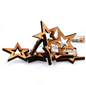 Oświetlenie świąteczne - Solight LED Łańcuch świąteczny 10xLED/2xAA 1m - miniaturka - grafika 1