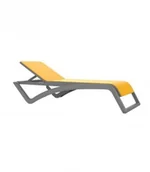 Leżaki ogrodowe - Resol Leżak Sky Premium Sun Dark Grey-Amarillo 3926 - miniaturka - grafika 1