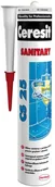 Silikony - Ceresit Silikon sanitarny CS 25 carrara 280 ml 1986355 - miniaturka - grafika 1