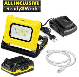 Micros Trotec Trotec Akumulatorowa robocza LED PWLS 15-20V - Oświetlenie warsztatowe - miniaturka - grafika 2