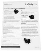 Szafy rack - StarTech.com StarTech.com Vented 1U Rack Shelf - 10in Deep - rackhylde - 1U CABSHELFV1U - miniaturka - grafika 1