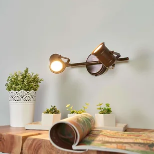 2-punktowa lampa sufitowa LED Cansu - Lampy sufitowe - miniaturka - grafika 5