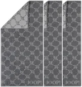Ręczniki - Joop! ręczniki 50x100 cm cornflower 3 szt antracyt - miniaturka - grafika 1