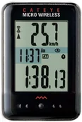 Liczniki rowerowe - Cateye VELO Licznik rowerowy Micro CC-MC200W blk - miniaturka - grafika 1