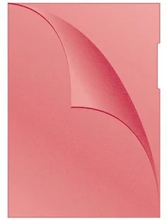 Q-Connect Obwoluta typu L, PP, A4, groszkowa, czerwona KF00306 - Koszulki na dokumenty - miniaturka - grafika 5