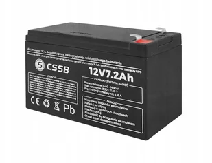 Akumulator żelowy 12V 7,2Ah - Baterie do zasilaczy awaryjnych UPS - miniaturka - grafika 2