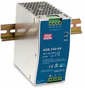 Switche - D-Link 240W Universal AC input 240W 48VDC Ultra Slim DIN Rail PSU - miniaturka - grafika 1