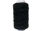 Akcesoria do pakowania - TIERRA Sznurek ozdobny 10 dag 50 mb czarny SZOZCZAR/10DAG - miniaturka - grafika 1