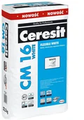 Zaprawy budowlane - Ceresit Elastyczna zaprawa klejowa biała CM16 22.5 KG - miniaturka - grafika 1