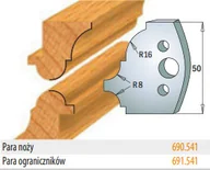 Akcesoria do elektronarzędzi - CMT Noże 690.541 HSS 50x4mm 14468 - miniaturka - grafika 1