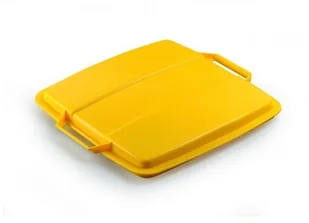 Durable Pokrywa do pojemnika DURABIN LID 90 żółta DU145-6 - Kosze na śmieci - miniaturka - grafika 2