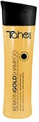 Szampony do włosów - Tahe Keratin złota Shampoo 300 ML na bardzo suchy i strapaziertes gumki do włosów 12073128 - miniaturka - grafika 1