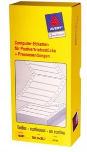 Avery Zweckform Etykiety do drukarki igłowej 101,6 x 35,7mm Zweckform 5106 - Etykiety samoprzylepne i bloki etykiet - miniaturka - grafika 4