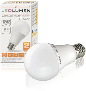 LEDlumen Żarówka LED CCD WW A60-AP, E27, 12 W, barwa biała ciepła - Żarówki LED - miniaturka - grafika 6