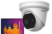 Kamery do monitoringu - Hikvision Kamera do pomiaru temperatury ludzkiego ciała DS-2TD1217B-3/PA (B) DS-2TD1217B-3/PA(B) - miniaturka - grafika 1