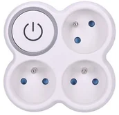 Gniazdka elektryczne - Solight Solight P106  Rozgałęźnik 3x10A/230V - miniaturka - grafika 1