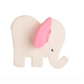 Gryzaki dla dzieci - Lanco Gryzak Różowy Słonik Lanco 1237 - miniaturka - grafika 1