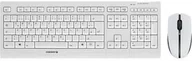 Zestawy myszka + klawiatura - CHERRY JD-0410DE biały - miniaturka - grafika 1