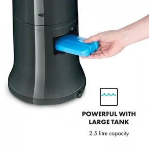 Wentylator Klarstein Highrise wentylator nawilżacz i oczyszczacz powietrza szary XJ6-Highrise-B - Wentylatory - miniaturka - grafika 6