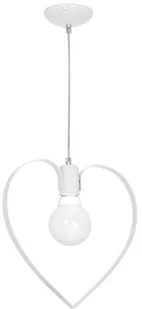Milagro Dziecięca lampa wisząca LOVE 1xE27/60W/230V biała - Lampy sufitowe - miniaturka - grafika 2