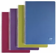 Akcesoria do bindownic - Clairefontaine 329125 °C Spiral Laptop, A4, Linicolor Intense, w kratkę, 50 B, magenta - miniaturka - grafika 1