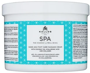 Kallos SPA, krem do masażu rąk i stóp Coconut & Collagen, 500 ml - Pielęgnacja stóp - miniaturka - grafika 7