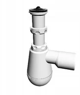 Syfony - Syfon Do Zlewu 1-KOMOROWY Sitko Fi 50 - miniaturka - grafika 1