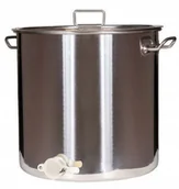 Inne urządzenia gastronomiczne - Prod niemiecki Odstojnik na miód 50 L ze stali nierdzewej z zaworem klapowym 6/4 cala ONM50KR64 - miniaturka - grafika 1