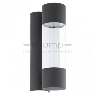 Eglo Zewnętrzna LAMPA ścienna ROBLEDO 96013 elewacyjna OPRAWA kinkiet LED 7,4W ogrodowy tuba outdoor IP44 stal nierdzewna 96013 - Lampy ścienne - miniaturka - grafika 2